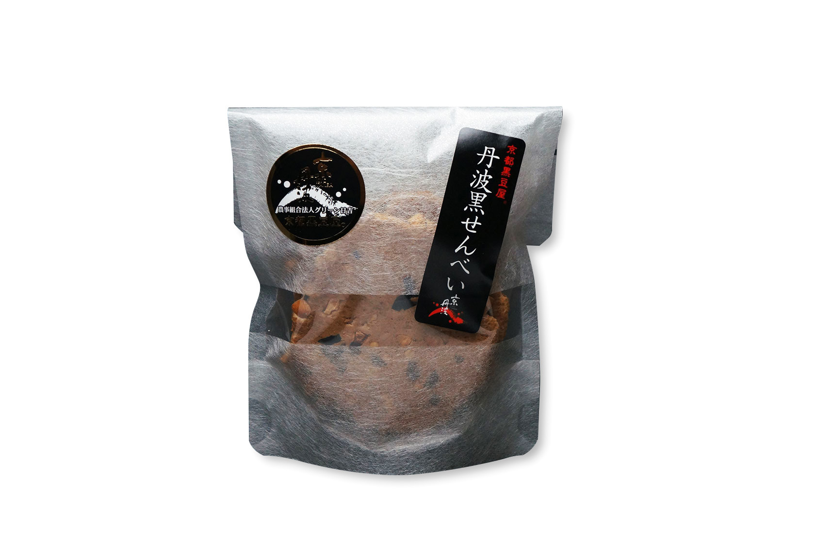 Tamba black rice crackers